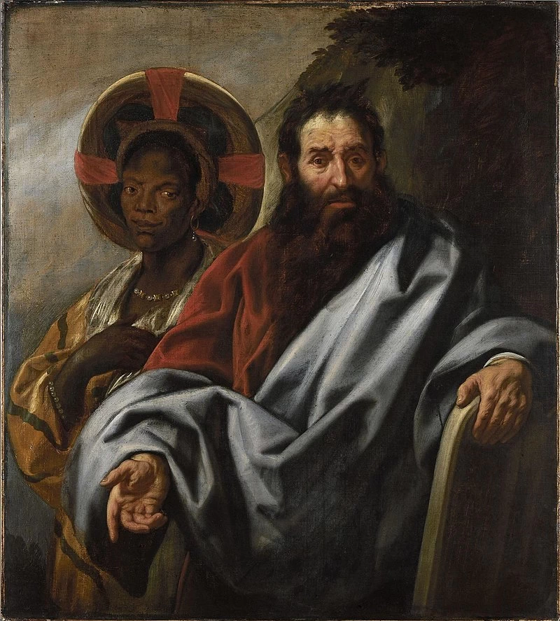 Mosè e sua moglie etiope Sephora - Rubenshuis, Anversa